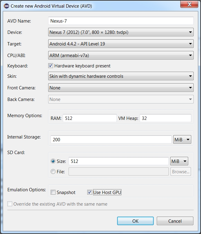 Creating an Android Virtual Device