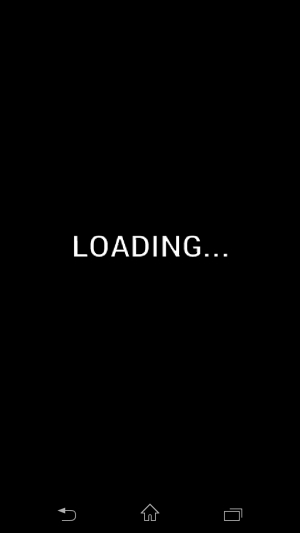 The loading scene