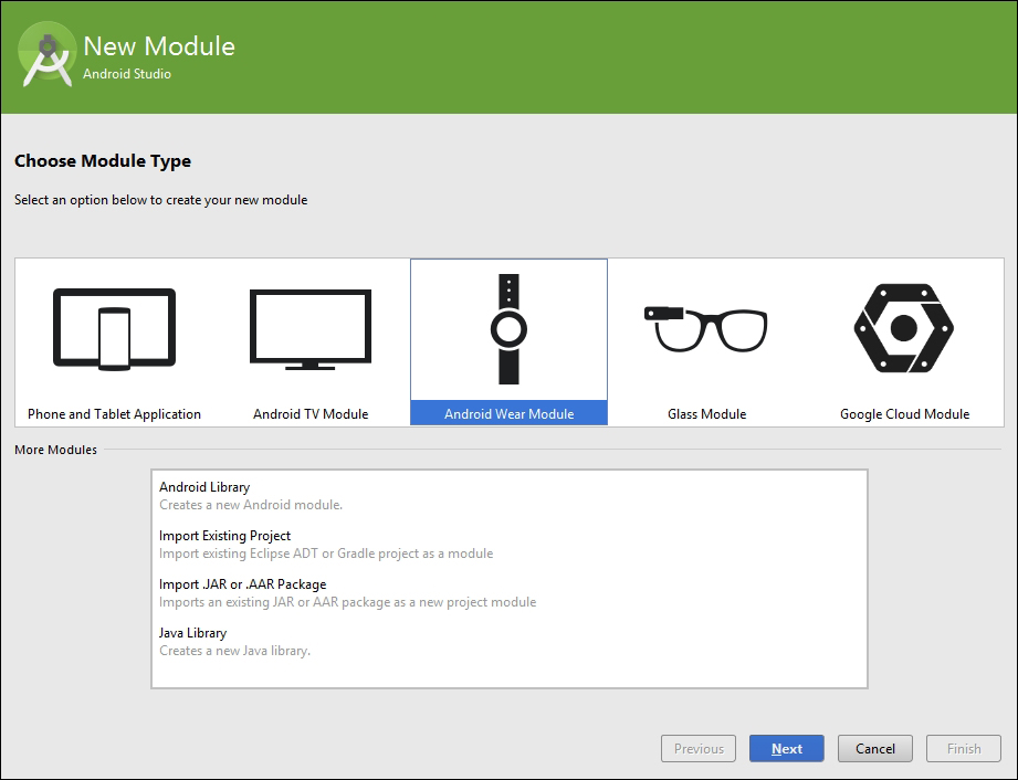 Adding modules to a project