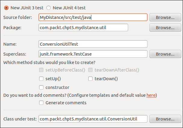 Writing unit tests