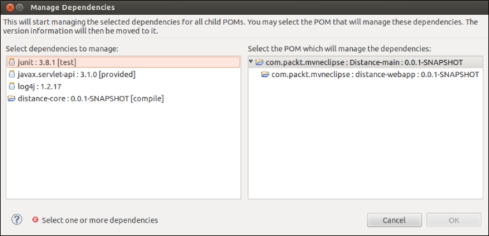 Analyzing project dependencies