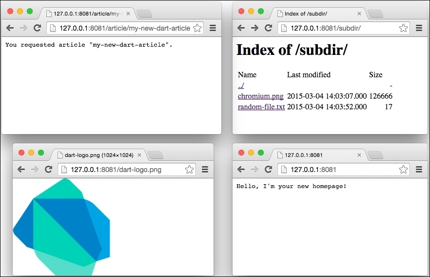 Writing an HTTP server with the route package