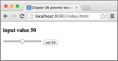 Two-way data binding