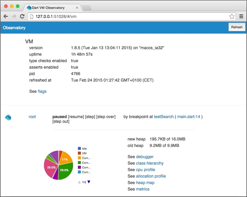 Profiling with the Observatory tool