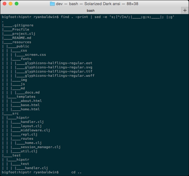 Luminus file structure