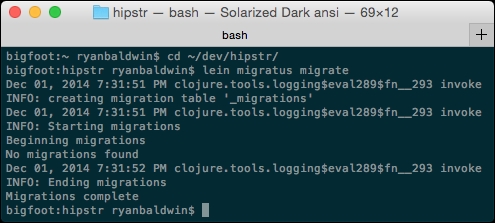 Configuring Migratus