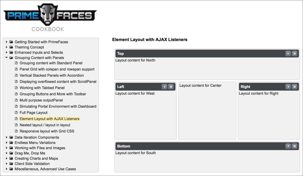 Element-based layouts