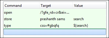 The Selenium IDE