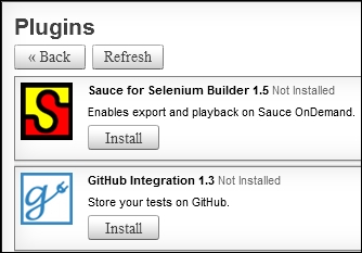 Selenium Builder on the cloud