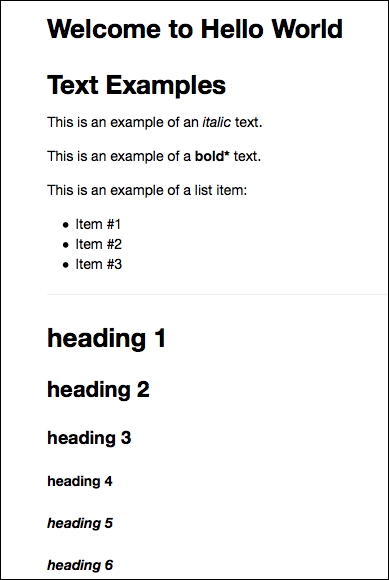 Creating a notebook with heading and Markdown cells