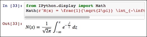 Inserting equations