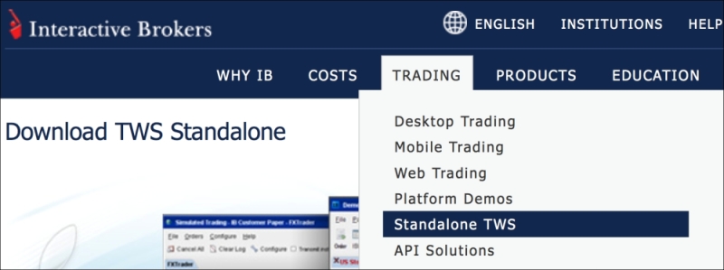 Getting Interactive Brokers' Trader WorkStation
