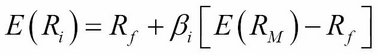 The capital asset pricing model and the security market line