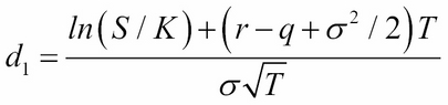 The implied volatility model