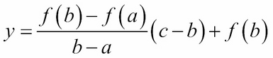 The secant method