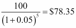 Valuing a zero-coupon bond