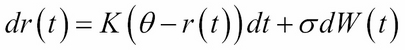 Pricing a zero-coupon bond by the Vasicek model