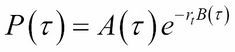 Pricing a zero-coupon bond by the Vasicek model