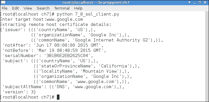 Securing sockets with TLS/SSL