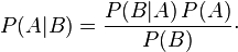 Bayes' theorem