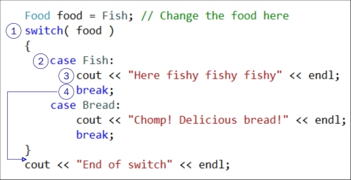 The switch statement