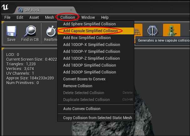 Adding collision detection for the objects editor