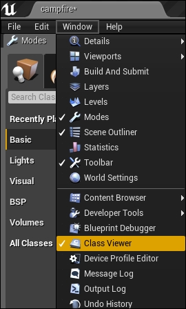 Creating a blueprint from our C++ class