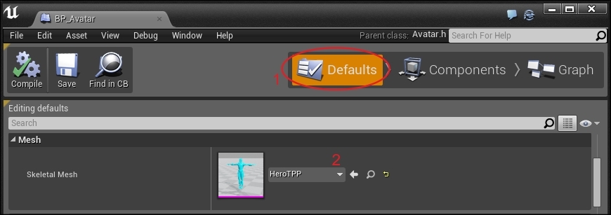 Creating a blueprint from our C++ class