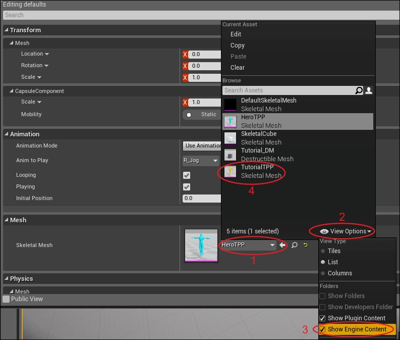 Creating a blueprint from our C++ class