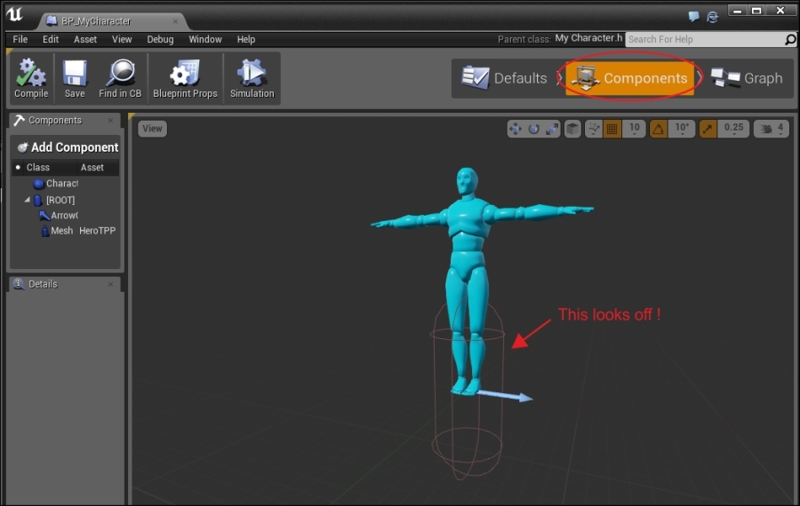 Creating a blueprint from our C++ class