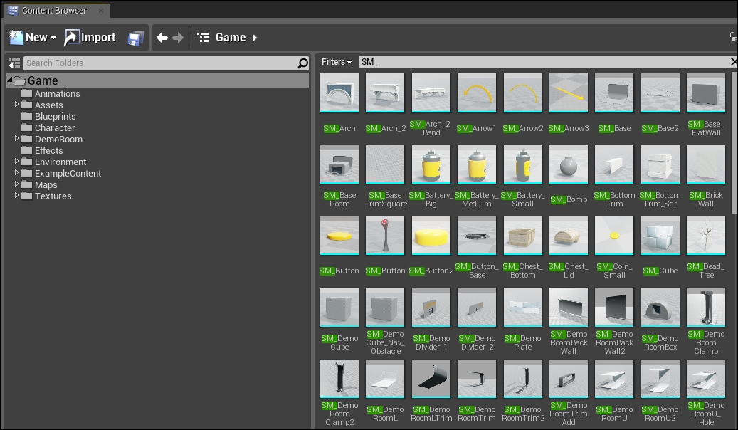 Importing assets