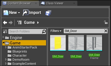 Importing assets