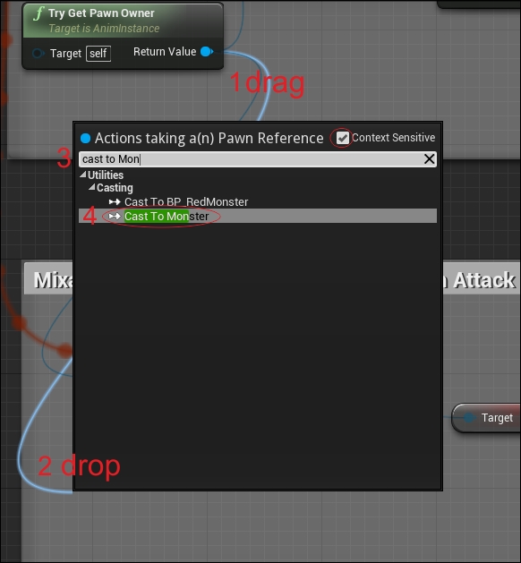 Modifying the animation blueprint for Mixamo Adam