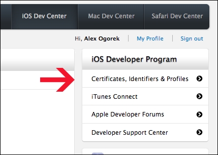 Creating the App ID