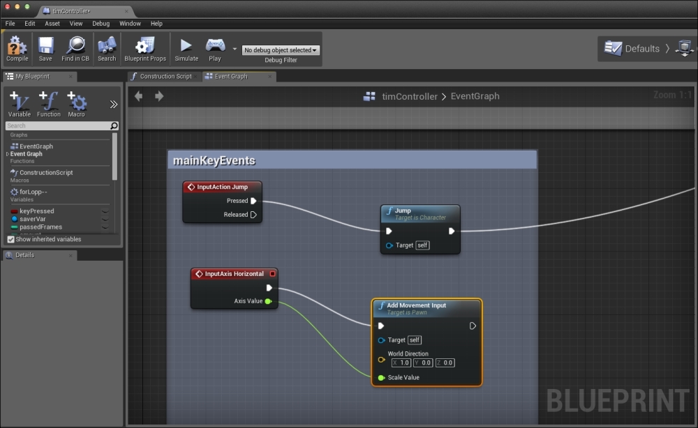 Blueprints inside Unreal® Engine