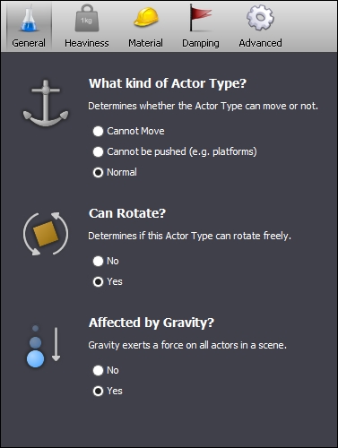 Collision shapes