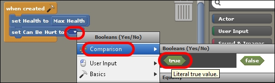 Initializing the variables