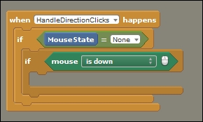 Handling directional clicks