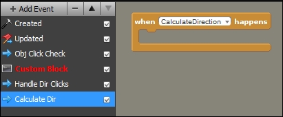 Handling directional clicks