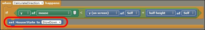 Handling directional clicks