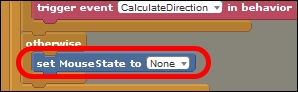 Handling directional clicks