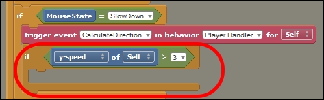 Handling directional clicks