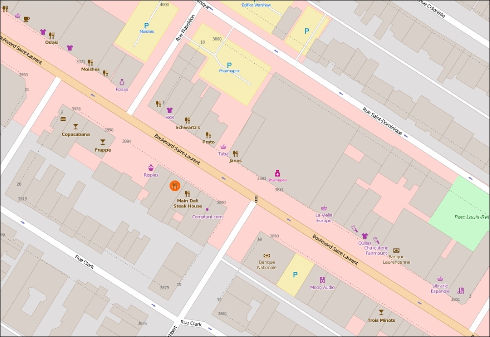 Importing OpenStreetMap points of interest