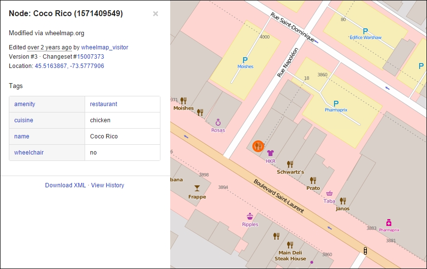 Importing OpenStreetMap points of interest