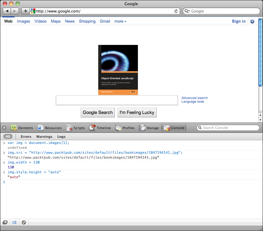 WebKit's web inspector