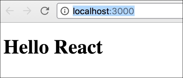 Installing and running react