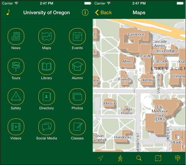 Types of mapping apps