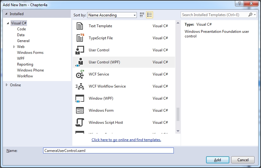 Controlling the Scene example