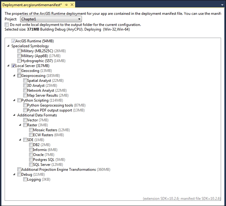 Deploying with the manifest file