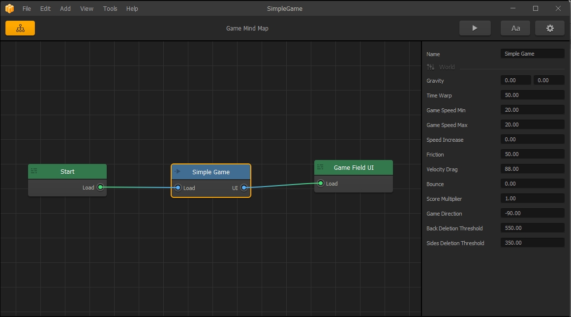 The Game Mind Map